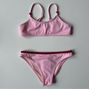 Sundek Girls Light Pink Bikini with Beads - Size 8